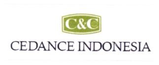 Trademark C&C CEDANCE INDONESIA + LOGO C&C