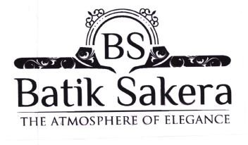 Trademark BATIK SAKERA / THE ATMOSPHERE OF ELEGANCE + LOGO BS