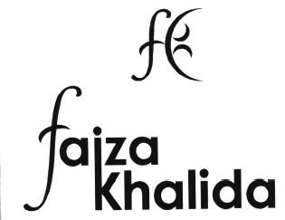 Trademark FAIZA KHALIDA + LOGO FK