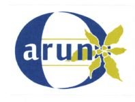 Trademark ARUN + LOGO