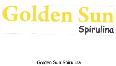 Trademark GOLDEN SUN SPIRULINA