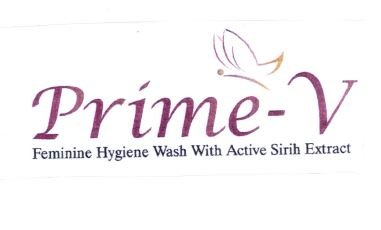 Trademark PRIME-V FEMININE HYGIENE WASH WITH ACTIVE SIRIH EXTRACT + LUKISAN