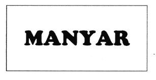 Trademark MANYAR