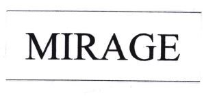 Trademark MIRAGE