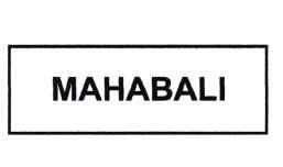 Trademark MAHABALI