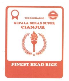 Trademark TELOGOHARJO KEPALA BERAS SUPER CIANJUR FINEST HEAD RICE + LOGO