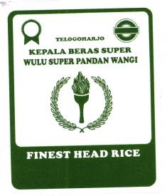 Trademark TELOGOHARJO KEPALA BERAS SUPER WULU SUPER PANDAN WANGI FINEST HEAD RICE + LOGO