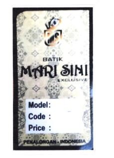 Trademark BATIK MARISINI EXCLUSIVE PEKALONGAN INDONESIA + LOGO