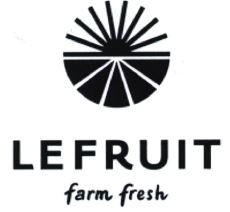 Trademark LEFRUIT FARM FRESH + LOGO