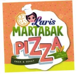 Trademark LARIS MARTABAK PIZZA + LUKISAN