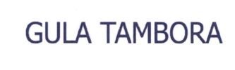 Trademark GULA TAMBORA