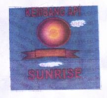 Trademark SUNRISE KEMBANG API + LOGO