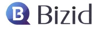 Trademark LOGO B + BIZID