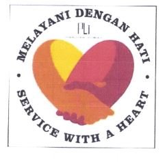 Trademark PLI / MELAYANI DENGAN HATI - SERVICE WITH A HEART + LUKISAN