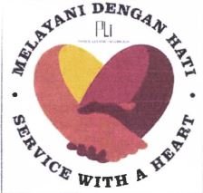 Trademark MELAYANI DENGAN HATI SERVICE WITH A HEART + LUKISAN