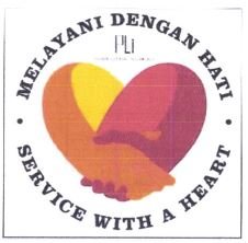 Trademark PLI / MELAYANI DENGAN HATI - SERVICE WITH A HEART + LUKISAN