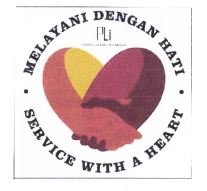 Trademark MELAYANI DENGAN HATI - SERVICE WITH A HEART + LUKISAN