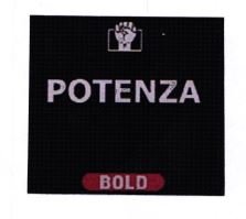 Trademark POTENZA BOLD + LOGO