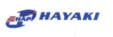 Trademark HAP HAYAKI + LOGO