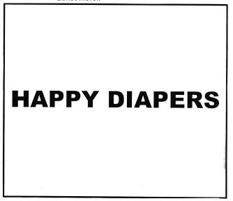 Trademark HAPPY DIAPERS