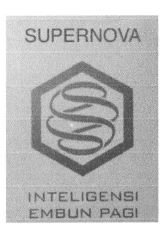 Trademark SUPERNOVA INTELIGENSI EMBUN PAGI + LOGO