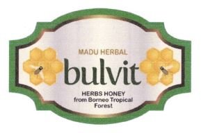 Trademark BULVIT MADU HERBAL HERBS HONEY FROM BORNEO TROPICAL FOREST + LOGO