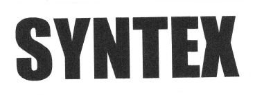 Trademark SYNTEX