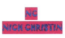 Trademark NC NICH CHRISTIN