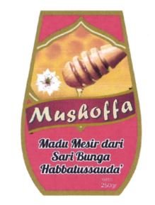 Trademark MUSHOFFA MADU MESIR DARI SARI BUNGA HABBATUSSAUDA + LUKISAN