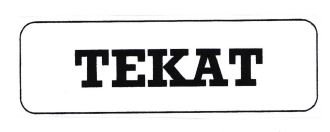 Trademark TEKAT