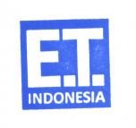 Trademark E.T INDONESIA