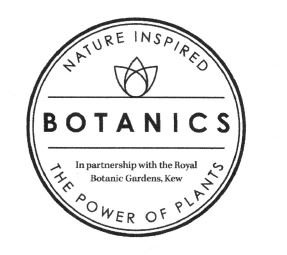 Trademark BOTANICS NATURE INSPIRED THE POWER OF PLANTS IN PARTNERSHIP WITH THE ROYAL BOTANIC GARDENS KEW + LOGO