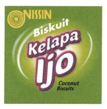 Trademark NISSIN BISKUIT KELAPA IJO COCONUT BISCUITS + LOGO