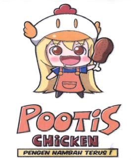 Trademark POOTIS CHIKEN PENGEN NAMBAH TERUS! + LUKISAN