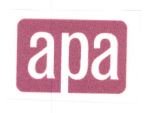 Trademark APA