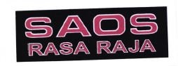 Trademark SAOS RASA RAJA