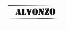 Trademark ALVONZO