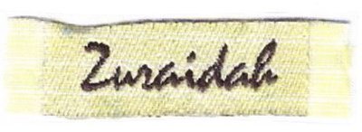 Trademark ZURAIDAH