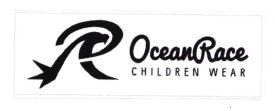 Trademark OCEANRACE CHILDREN WEAR + LOGO