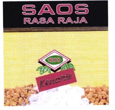 Trademark SAOS RASA RAJA KKK KENARIE + LUKISAN