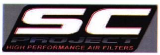 Trademark SC PROJECT HIGH PERFORMANCE AIR FILTERS + LOGO