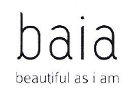 Trademark BAIA BEAUTIFUL AS I AM