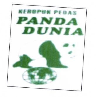 Trademark KERUPUK PEDAS PANDA DUNIA + LOGO