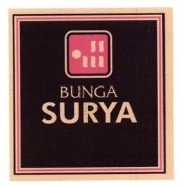 Trademark BUNGA SURYA + LOGO