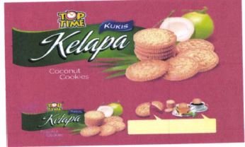 Trademark TOP TIME KUKIS KELAPA COCONUT COOKIES + LUKISAN