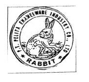 Trademark RABBIT PT. PELITA ENAMELWARE INDUSTRY CO., LTD + LUKISAN