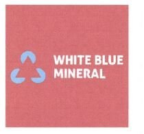 Trademark WHITE BLUE MINERAL + LOGO