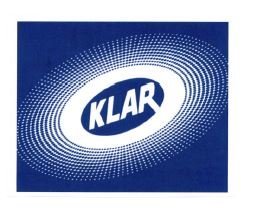 Trademark LOGO KLAR