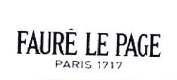 Trademark FAURE LE PAGE PARIS 1717