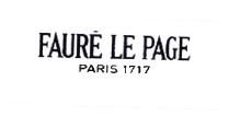 Trademark FAURE LE PAGE PARIS 1717